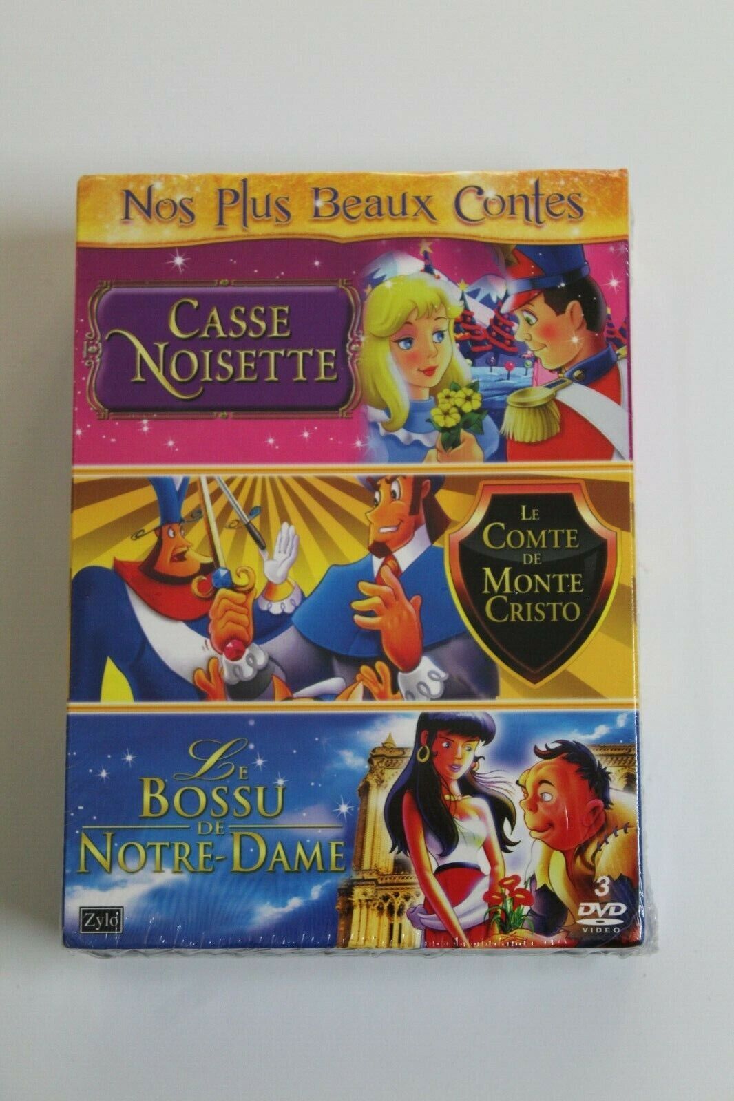 Casse Noisette - Il Conte Di Montecristo - Il Bossu... Pacco 3 DVD Francia Nuovo