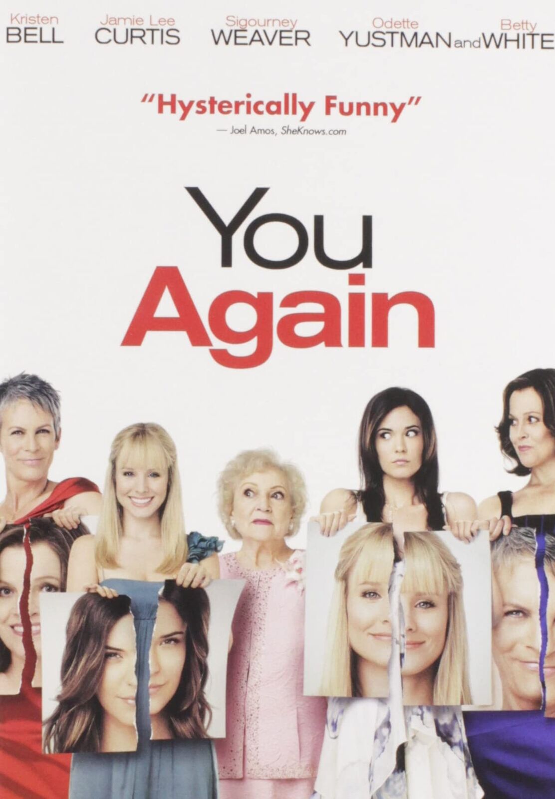 You Again (DVD) Kristen Bell Betty White Jamie Lee Curtis Sigourney Weaver