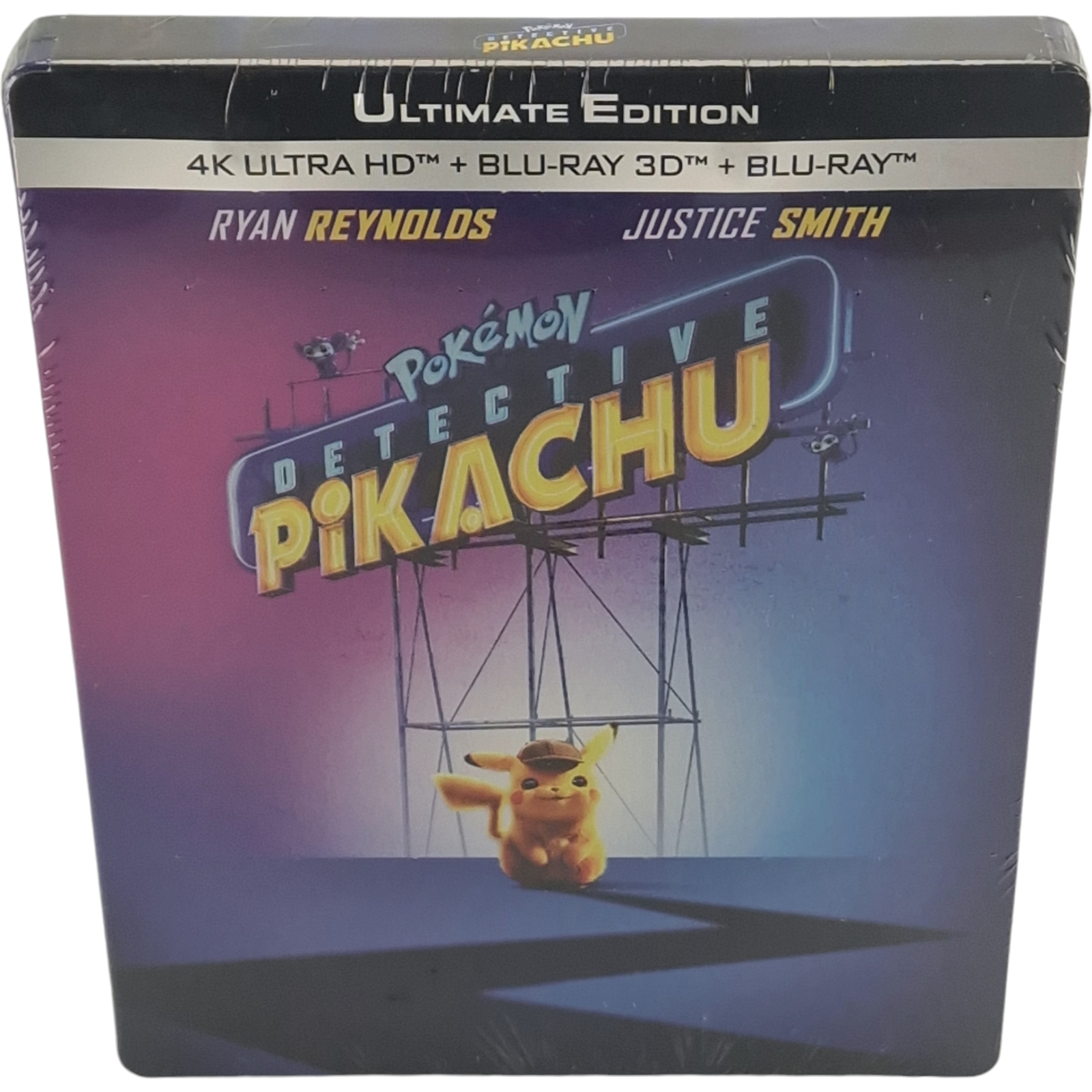 Pokemon Detective Pikachu 4K Ultra HD + Blu-Ray 3D Steelbook Libero