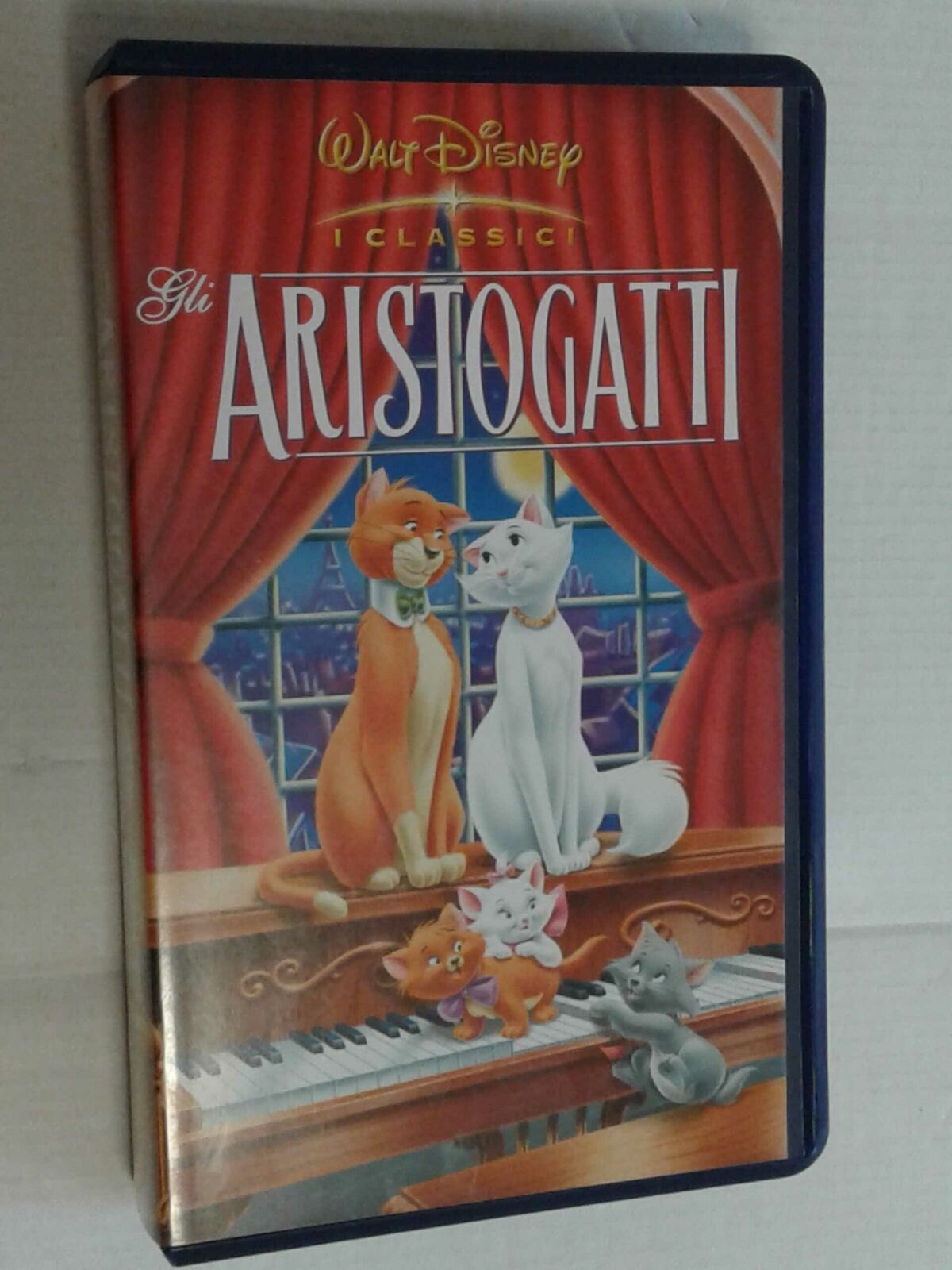 VHS- videocassetta aperta- WALT DISNEY I CLASSICI- ANIMAZIONE- GLI ARISTOCRAT...