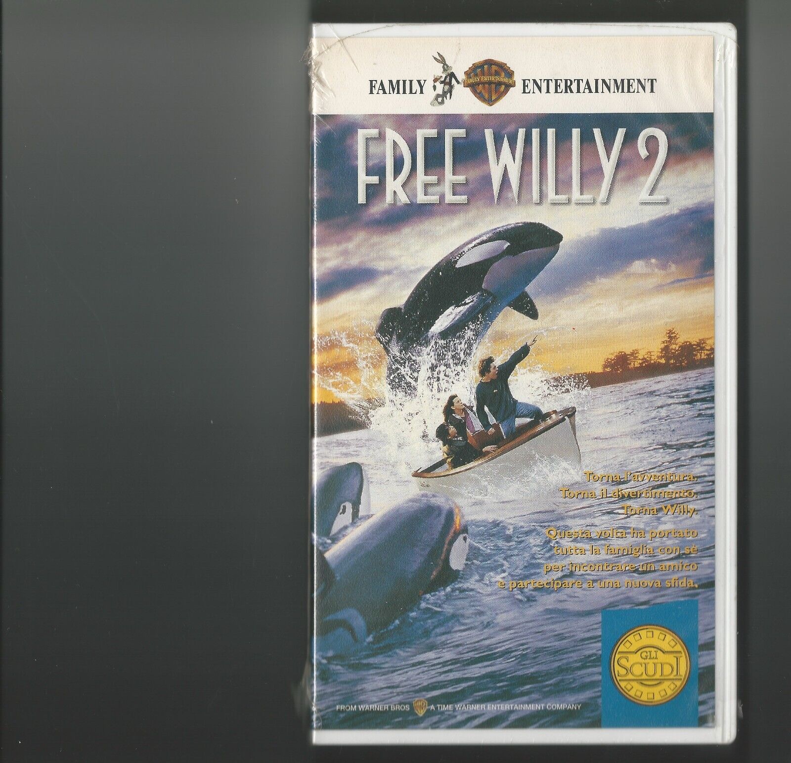 VHS :FREE WILLY 2  1995 WEA NUOVO SIGILLATO
