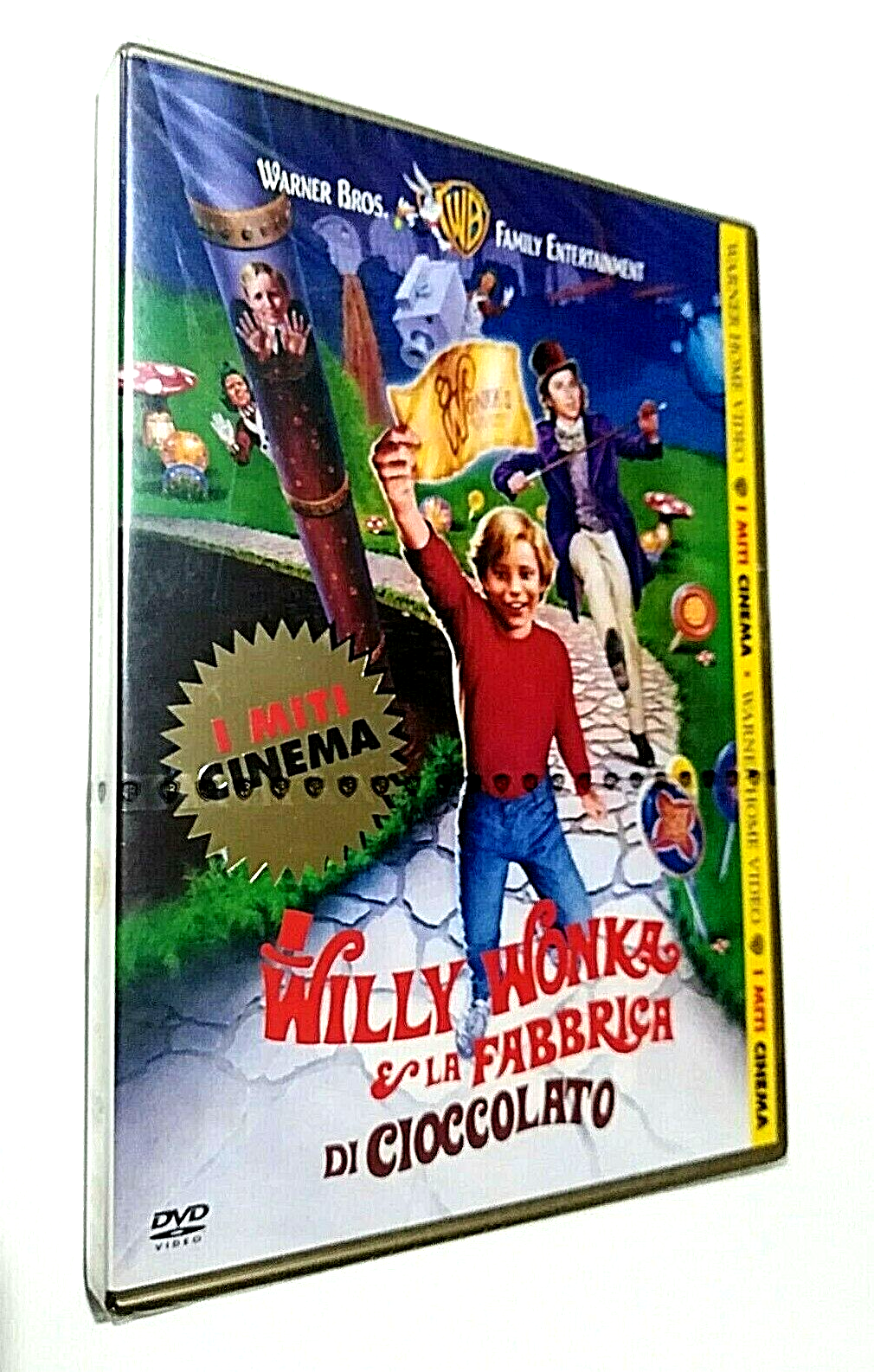 WILLY WONKA & LA FABBRICA CI CIOCCOLATO - DVD WARNER BROS I MITI CINEMA NUOVO