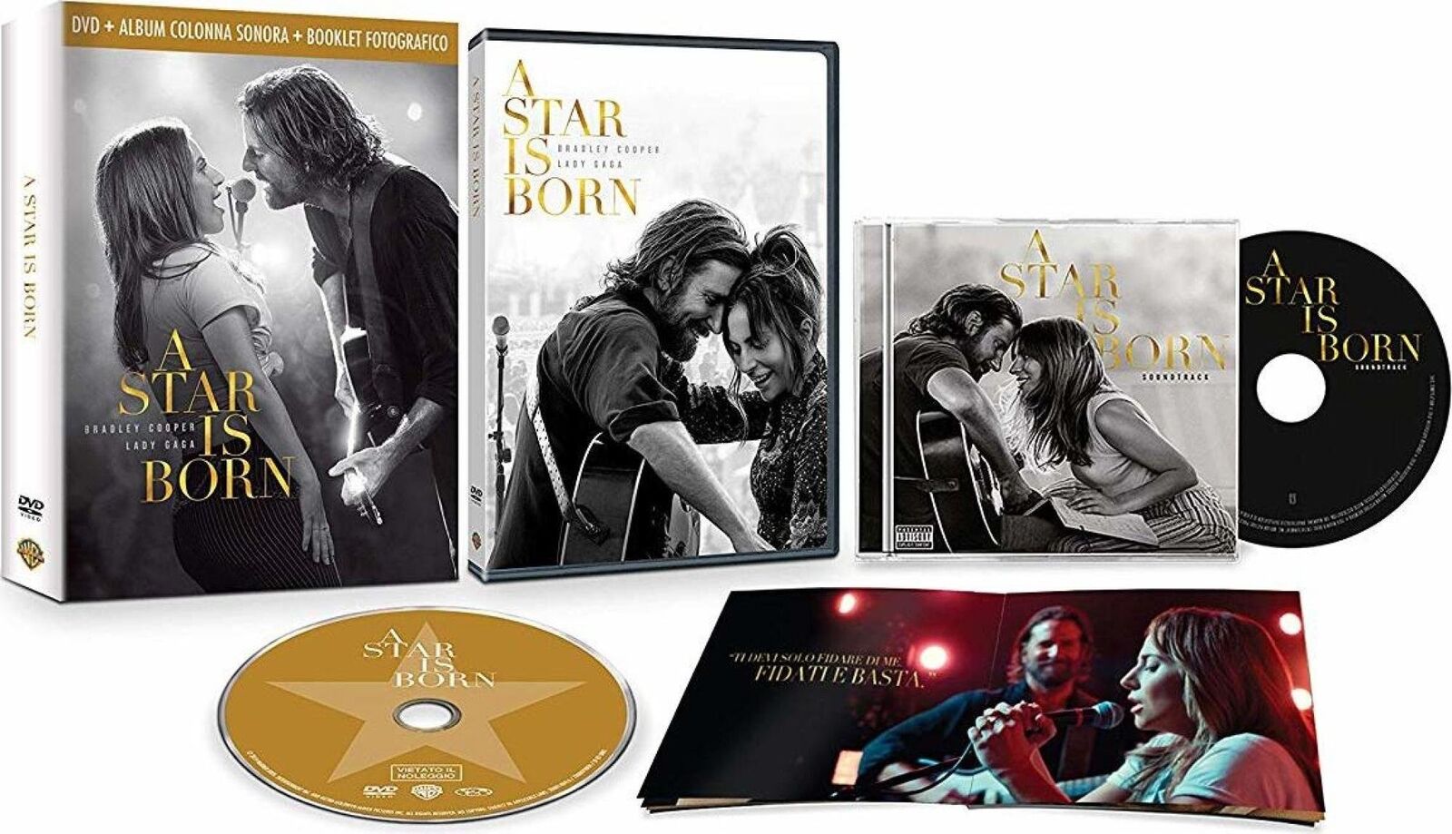 A Star Is Born - DVD + Colonna Sonora + Booklet fotografico