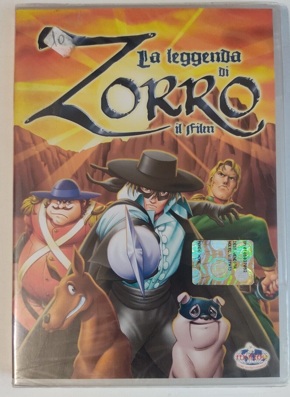 DVD LA LEGGENDA DI ZORRO  IL FILM NUOVO SIGILLATO NO EDICOLA