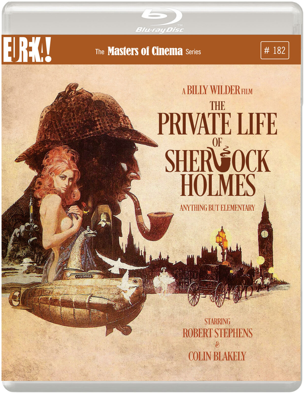 THE PRIVATE LIFE OF SHERLOCK HOLMES (Masters of Cinema) (Blu-ray) Peter Madden