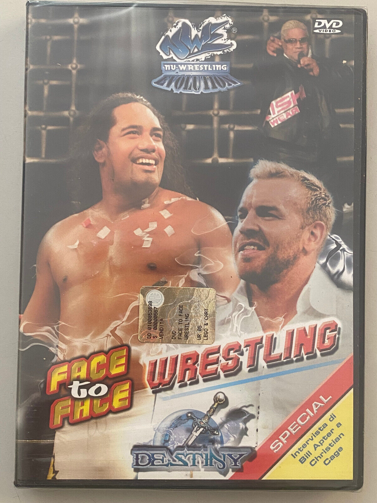 DVD NWE Nu Wrestling Evolution WRESTLING FACE TO FACE (Dan Peterson) Italiano