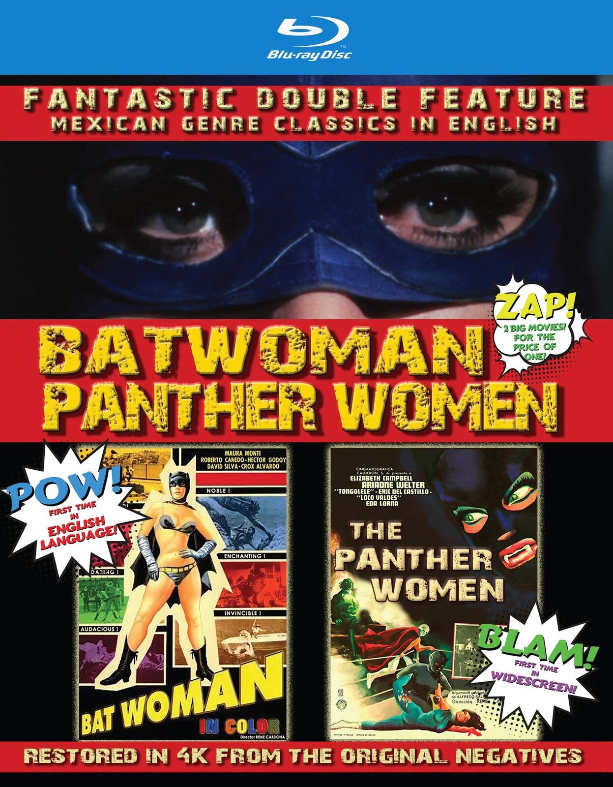 Batwoman & The Panther Women: Double Feature (4K Restoration) (Blu-ray) Various