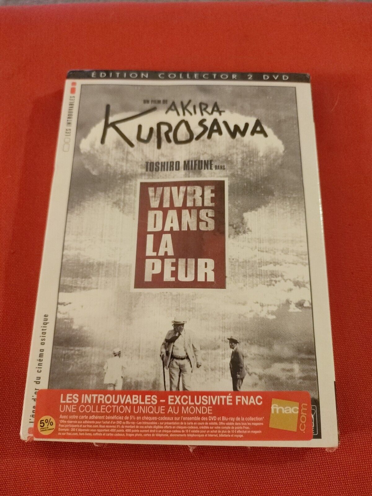 Vivere Nel La Paura Film Akira Kurosawa Edizione Collezione 2 DVD Video Vostfr