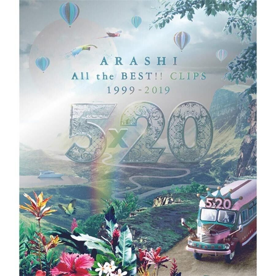 Blu-ray ARASHI 5x20 tutto il meglio!! 1999-2019 CLIPS Limited Edition Giappon...