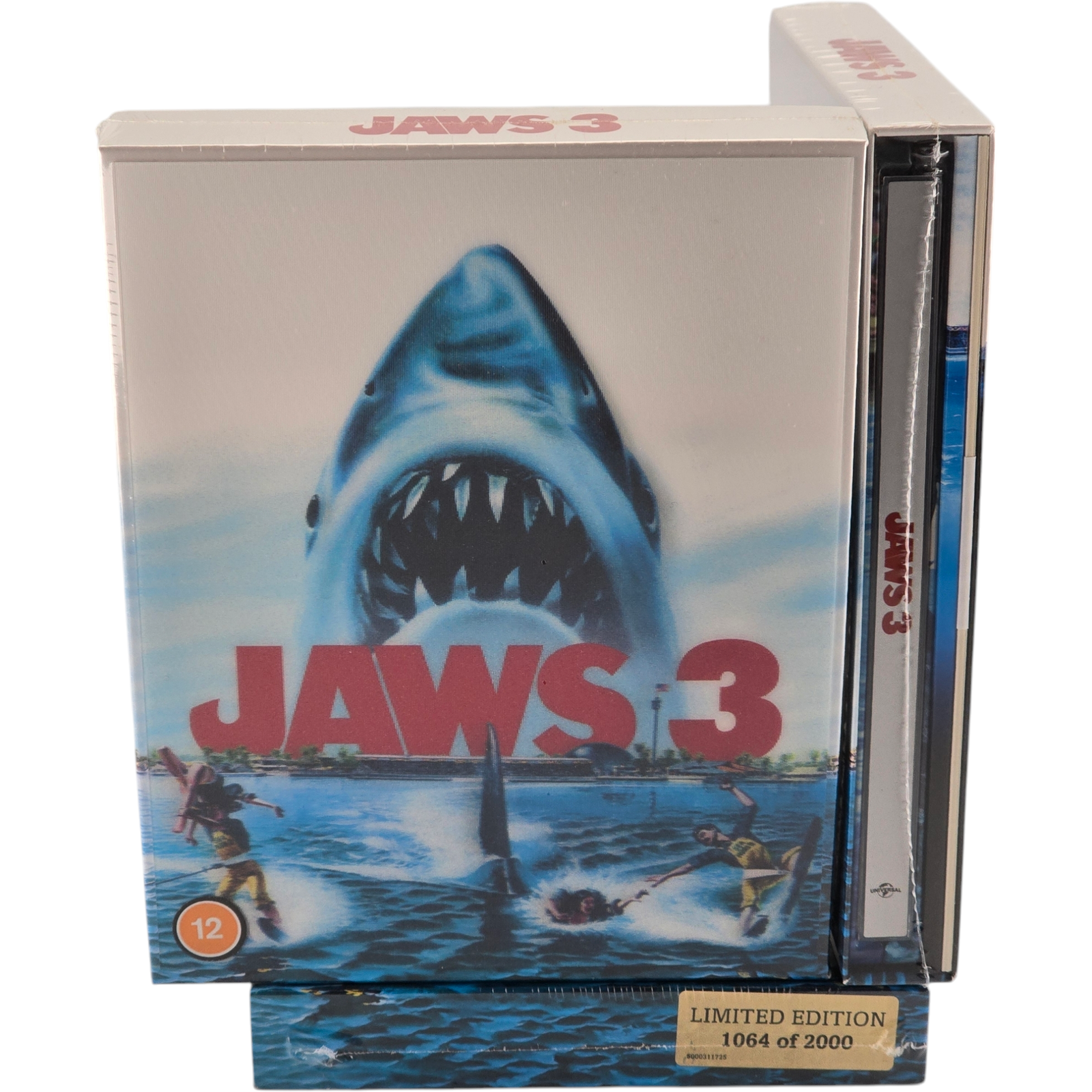 Jaws 3 Steelbook Collezionista 4K HD +Blu-Ray 3D+2D Numerata 2000 Ex Libero