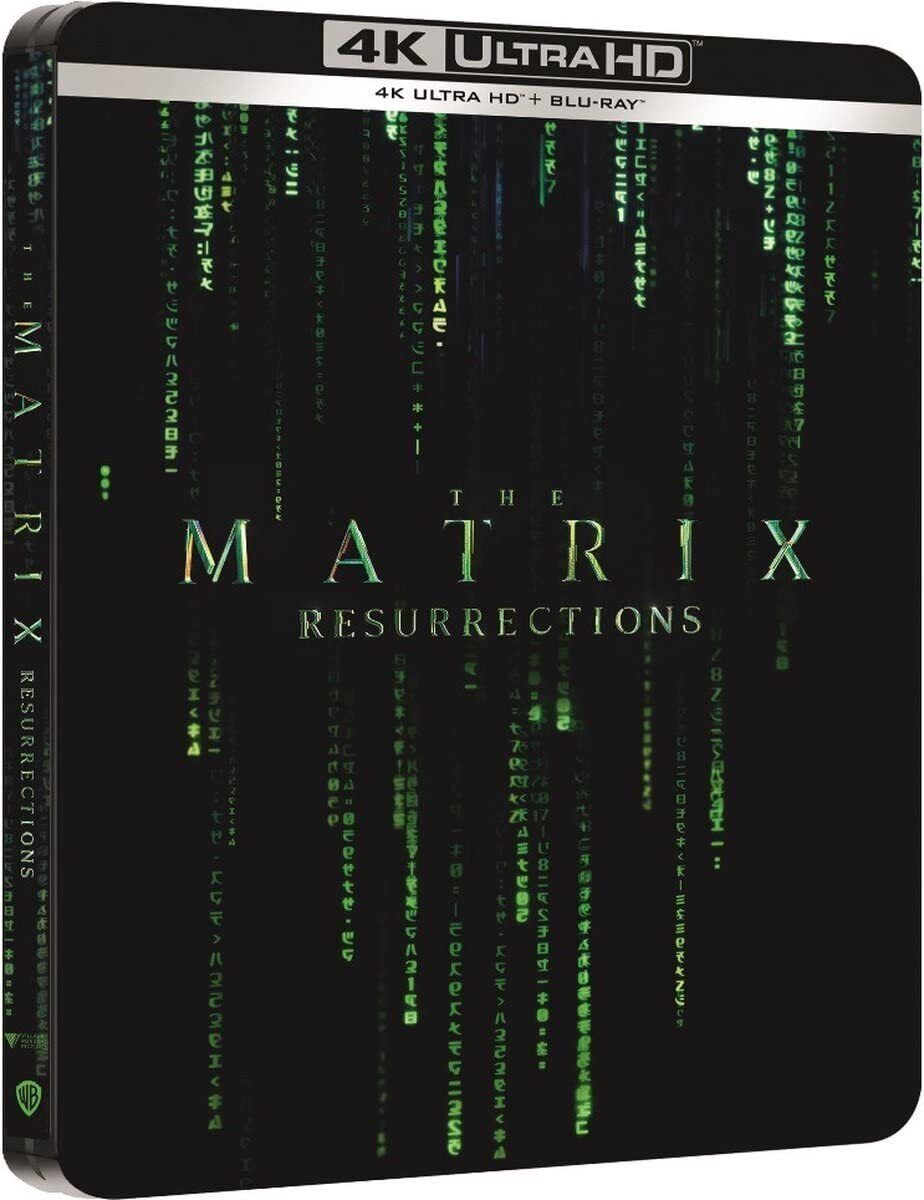 Matrix Resurrections 4K Steelbook (4K UHD Blu-ray) Keanu Reeves Carrie-Anne Moss