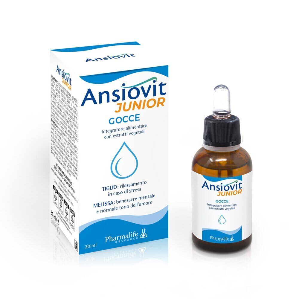 Pharmalife Research Ansiovit - Junior Gocce Integratore Calmante, 30ml