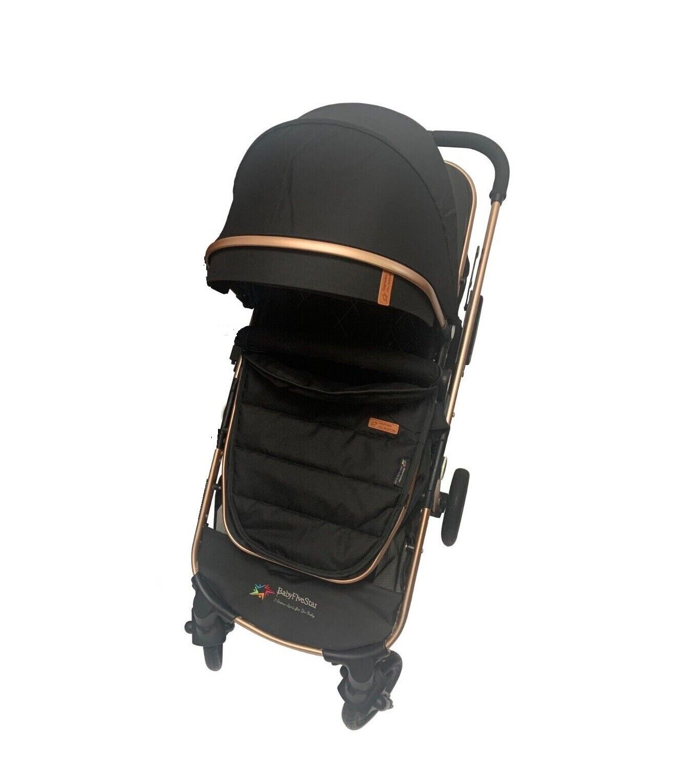 PASSEGGINO CARROZZINA NERO  2in1 PER BAMBINI BUGGY STROLLER POUSSETTE