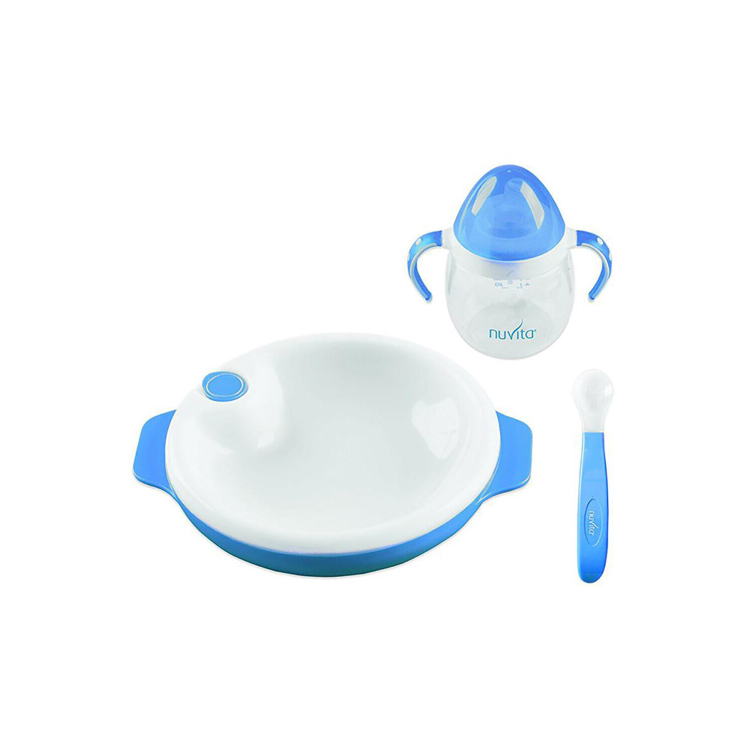 Set Pappa Caldo +6 Mesi Powder Blu NUVITA - X51972 GIODICART