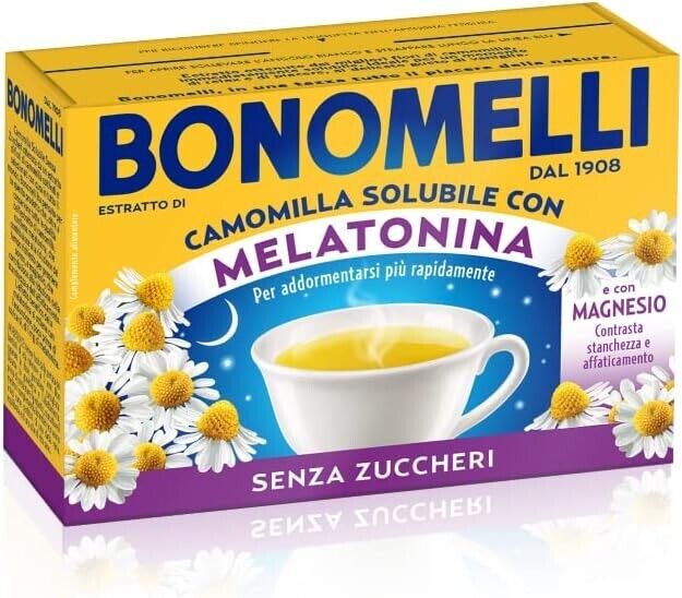 BONOMELLI Camomilla Solubile Melatonina e Magnesio 72 g
