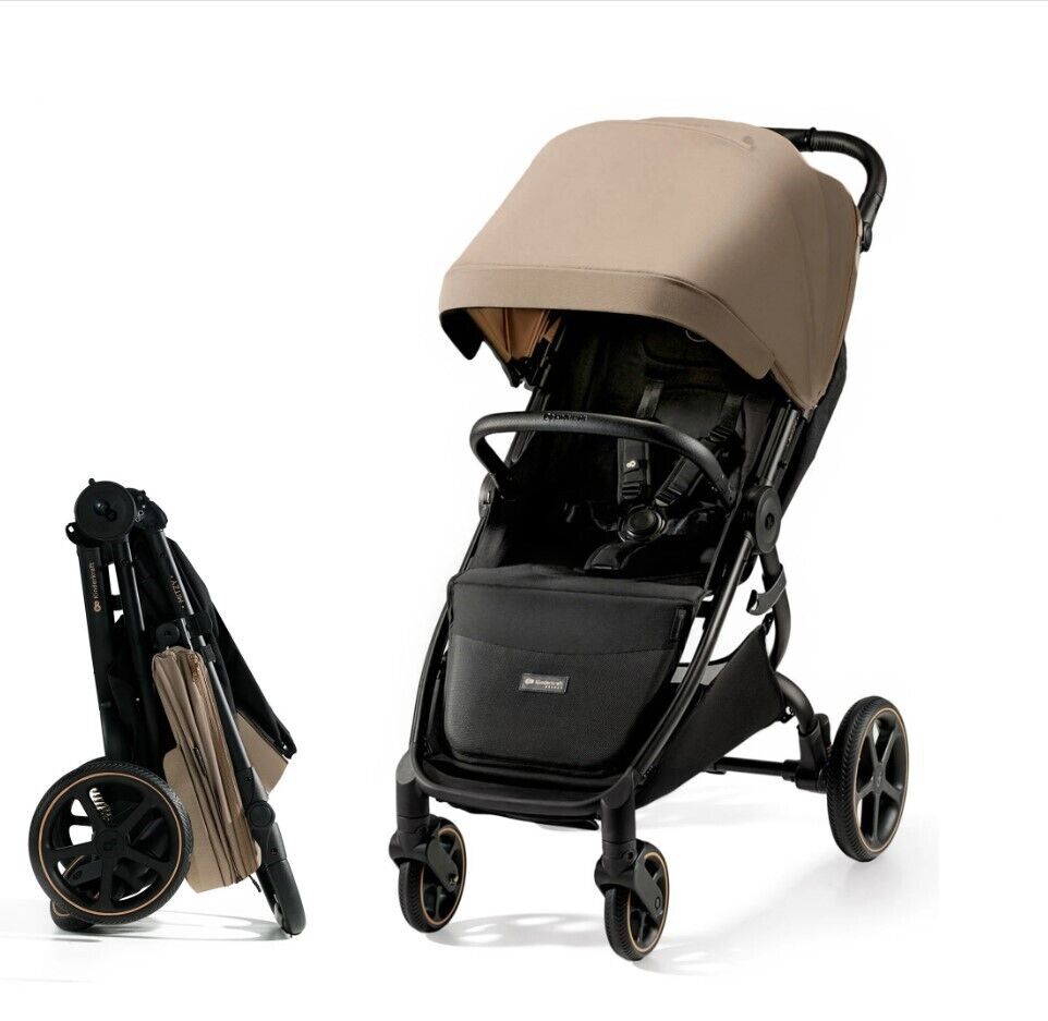KINDERKRAFT Passeggino Leggero e Compatto Omologato 22 Kg MITZY LINEN BEIGE