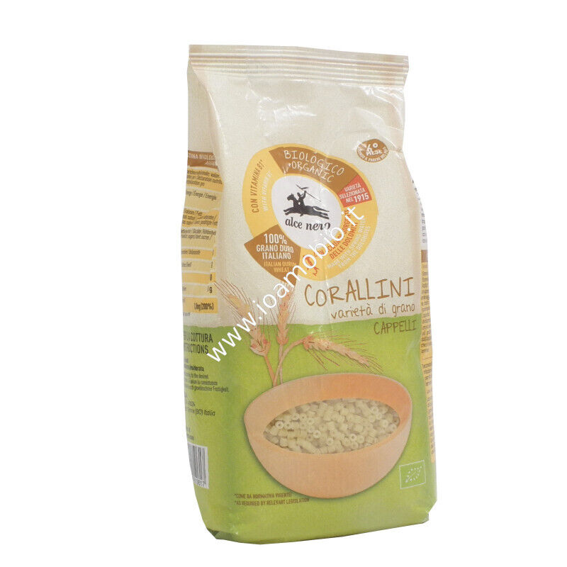 Pastina Corallini Senatore Cappelli Alce Nero 500g - Baby Food Biologico