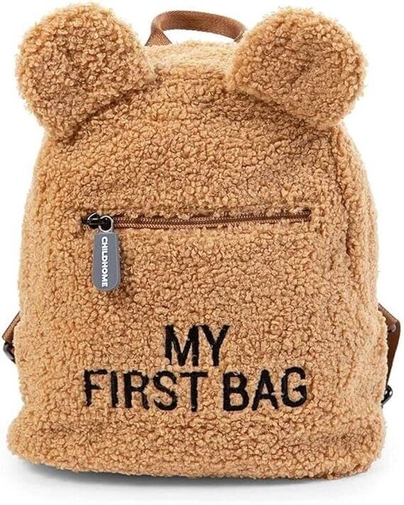 Childhome My First Bag ORSO TEDDY BROWN Zaino per Bambino MOMMYBAG