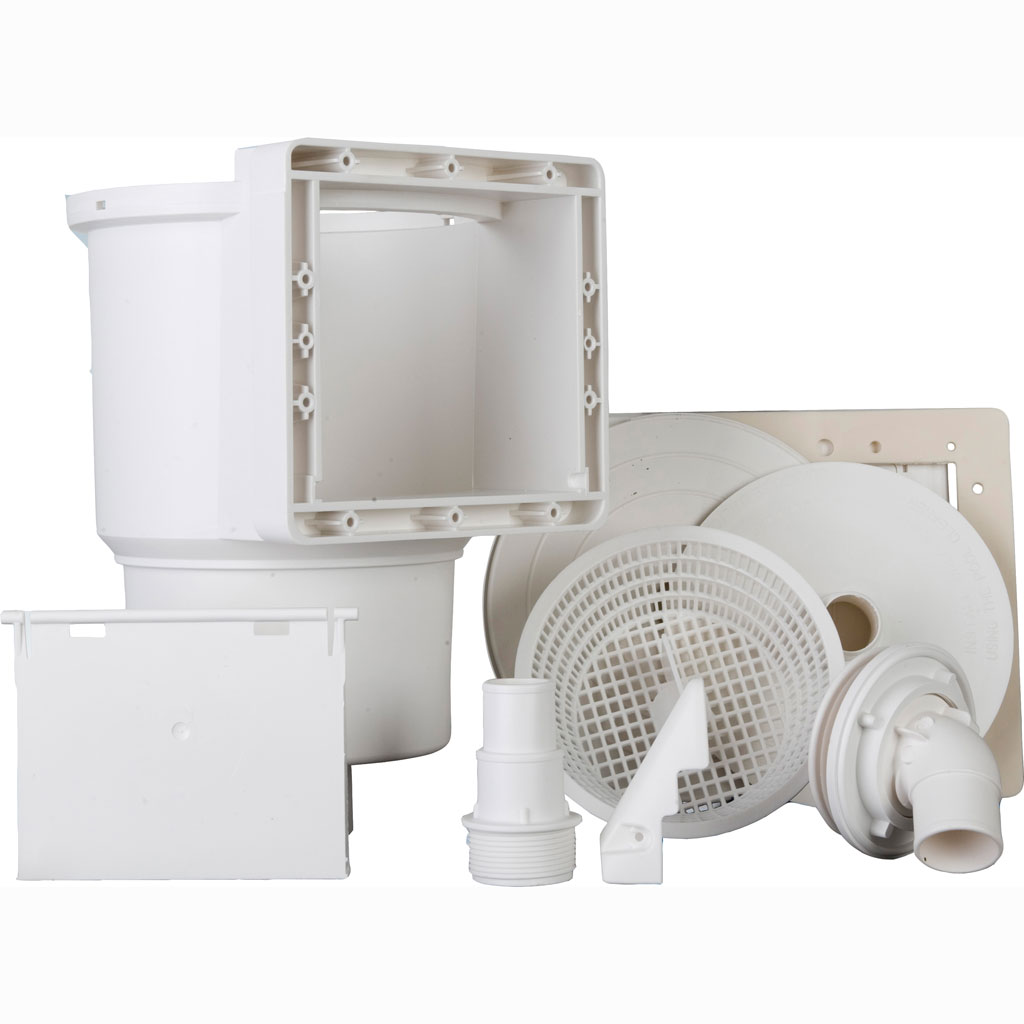 Gre AR100 Skimmer per piscina Standard con Valvola d'impulsione colore Bianco