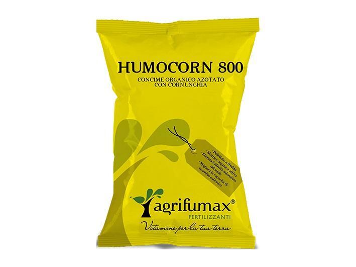 Concime organico granulare con cornunghia N8 + 0,02 Zn + 31 C (Humocorn 800) (25
