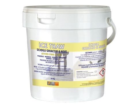 SCIOGLI GHIACCIO E NEVE 5 KG. ICE THAW FAREN AZIONE RAPIDA