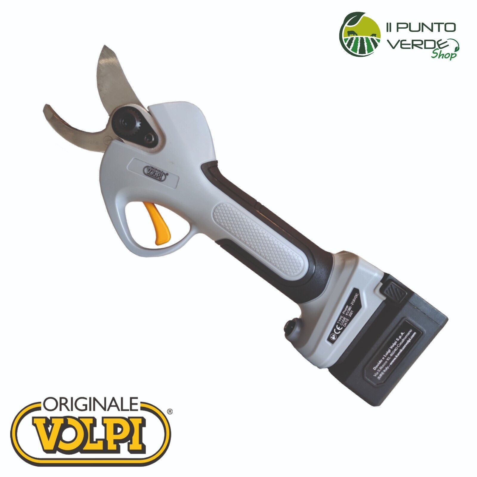 Originale Volpi Potatore forbice elettrica Kamikaze KV380 2 batteria al litio