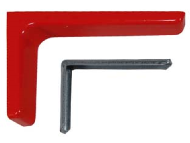 Reggimensole per arredamento rosse - cm.18, spessore mm.14 2 blister