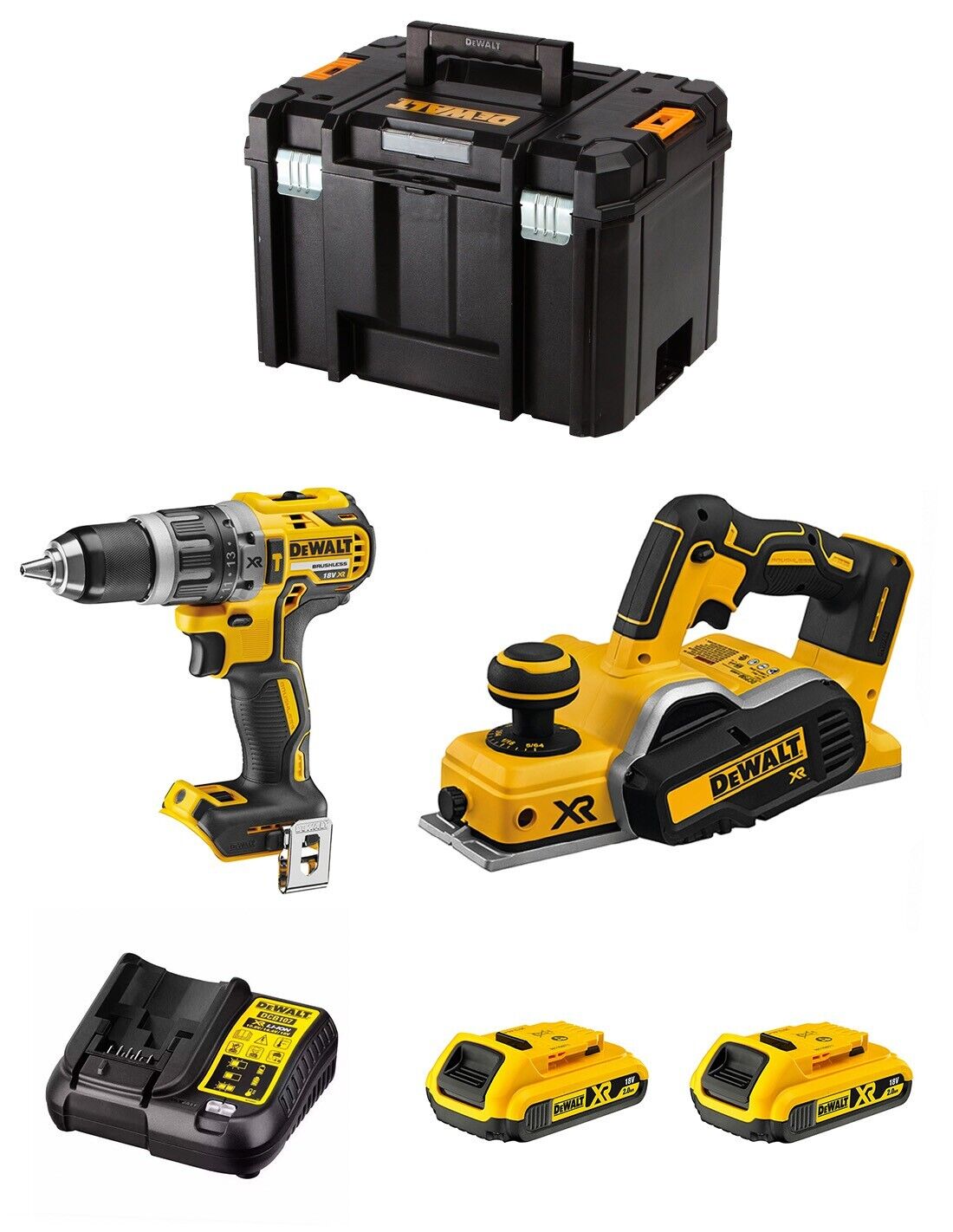 Dewalt  kit dwk207 (dcd796 + dcp580 + 2 x 2,0 ah +.. 8435587916727