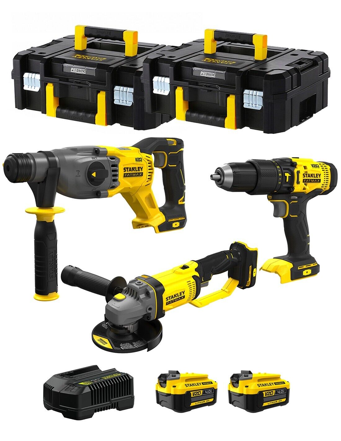 Stanley fatmax v20 stanley fatmax kit svk301 (sfmch900 + sfmcg400 +.. 8435587919