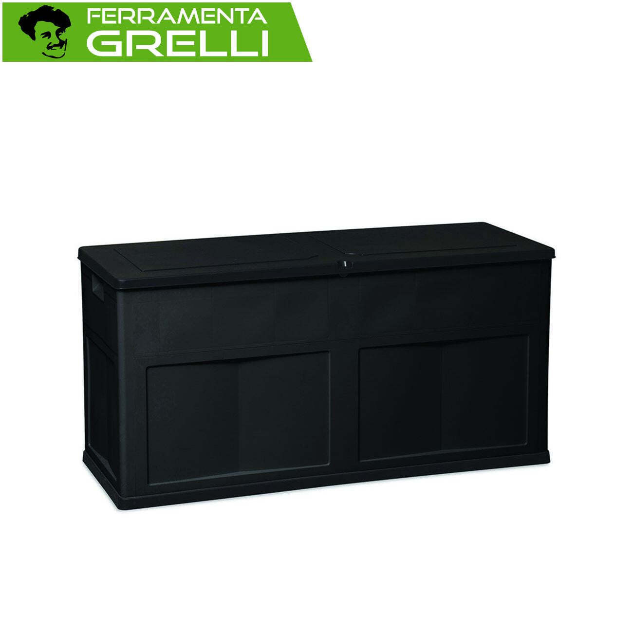 BAULE MULTIUSO TREND LT.320 COLORE NERO ART.160  • cm 119x46x60h
