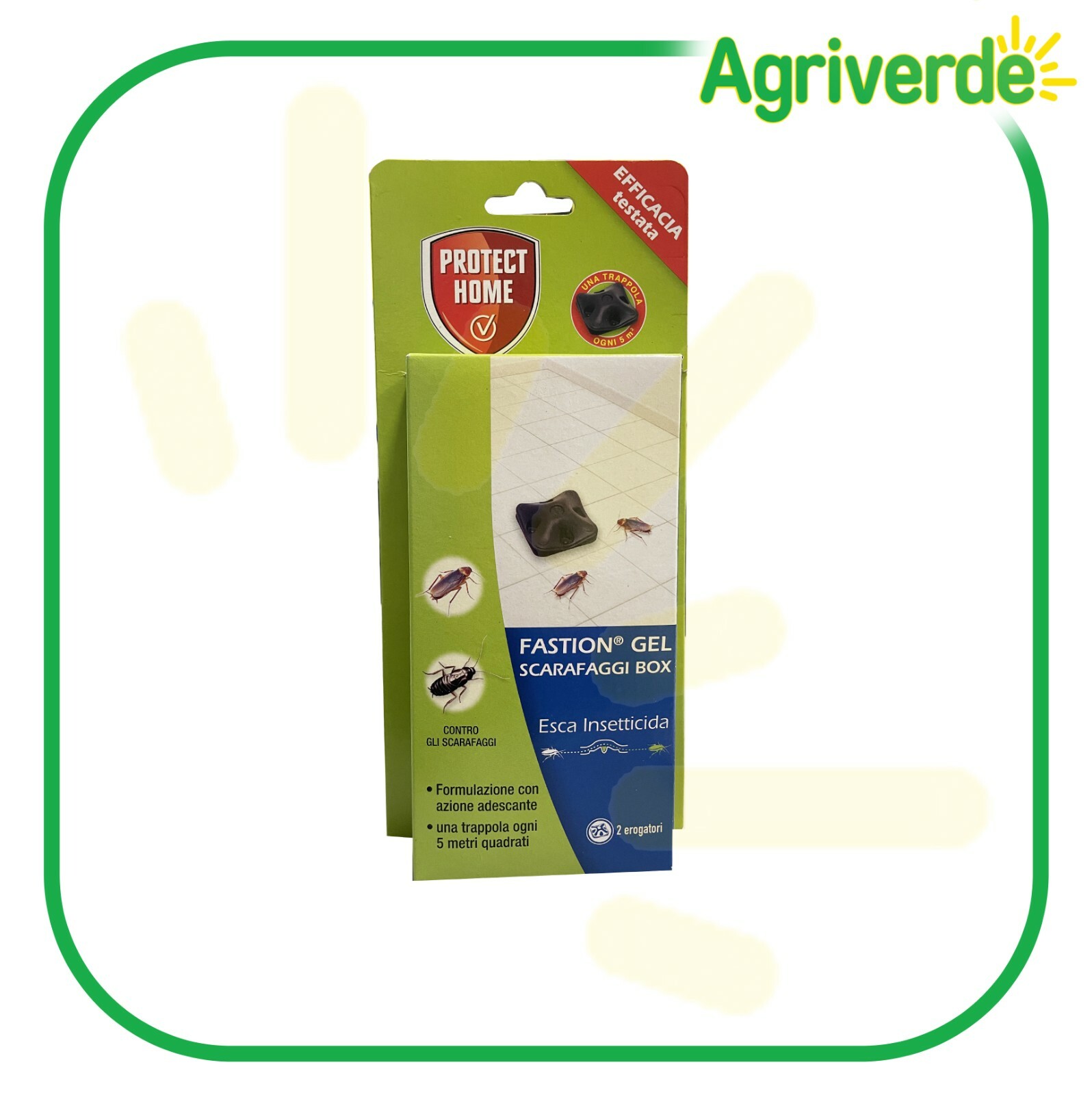 Insetticida Esca Scarafaggi Blatte Fastion GEL Box 2 Erogatori - SBM