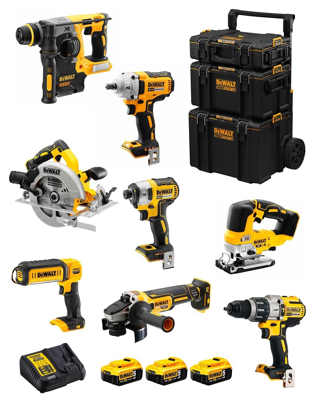 Dewalt  kit dwk801 (dcd996 + dch273 + dcg405 +.. 8435587917045