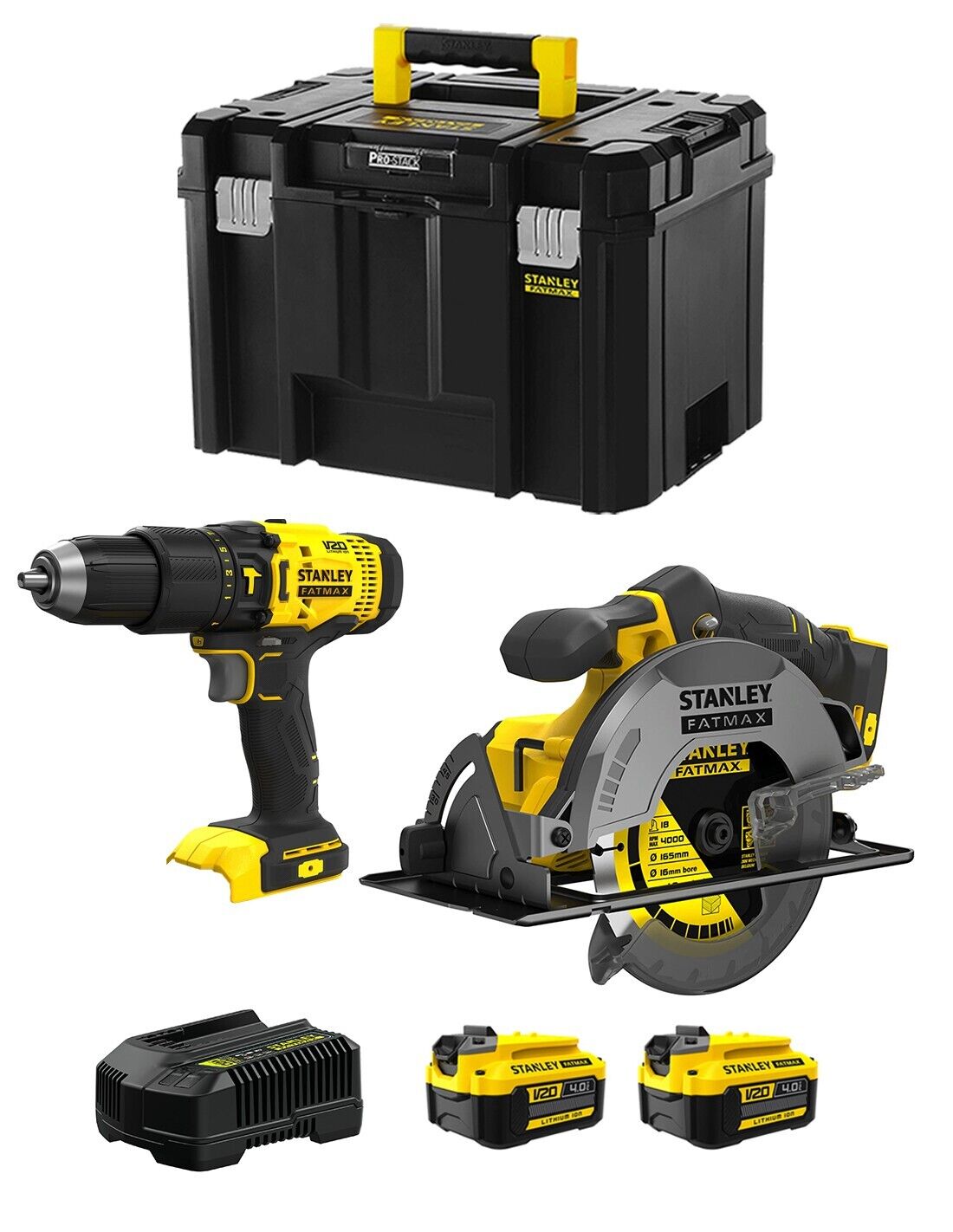 Stanley fatmax v20 stanley fatmax kit svk211 (sfmcd711 + sfmcs500 +.. 8435587919