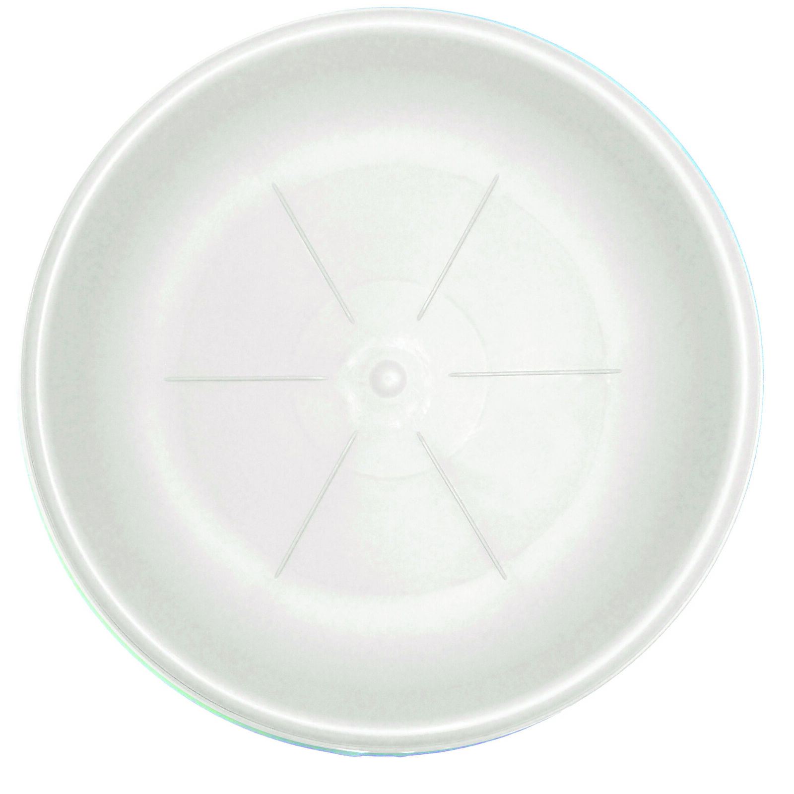 Bama sottovaso tondo terra-fly-hedera col. bianco ø cm. 26 - Bama