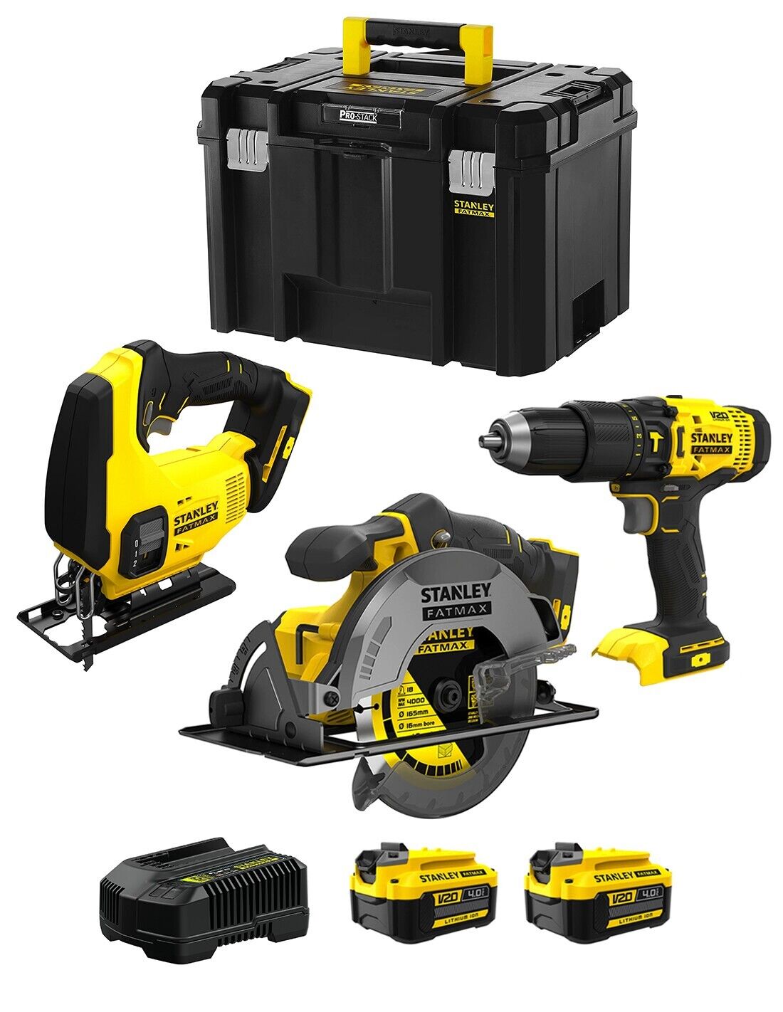 Stanley fatmax v20 stanley fatmax kit svk303 (sfmcs600 + sfmcs500 +.. 8435587919