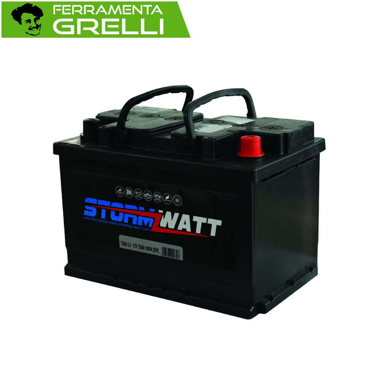 BATTERIA AUTO  • 60 Ah • cm 17,4x24x18,7h  • spunto 550A