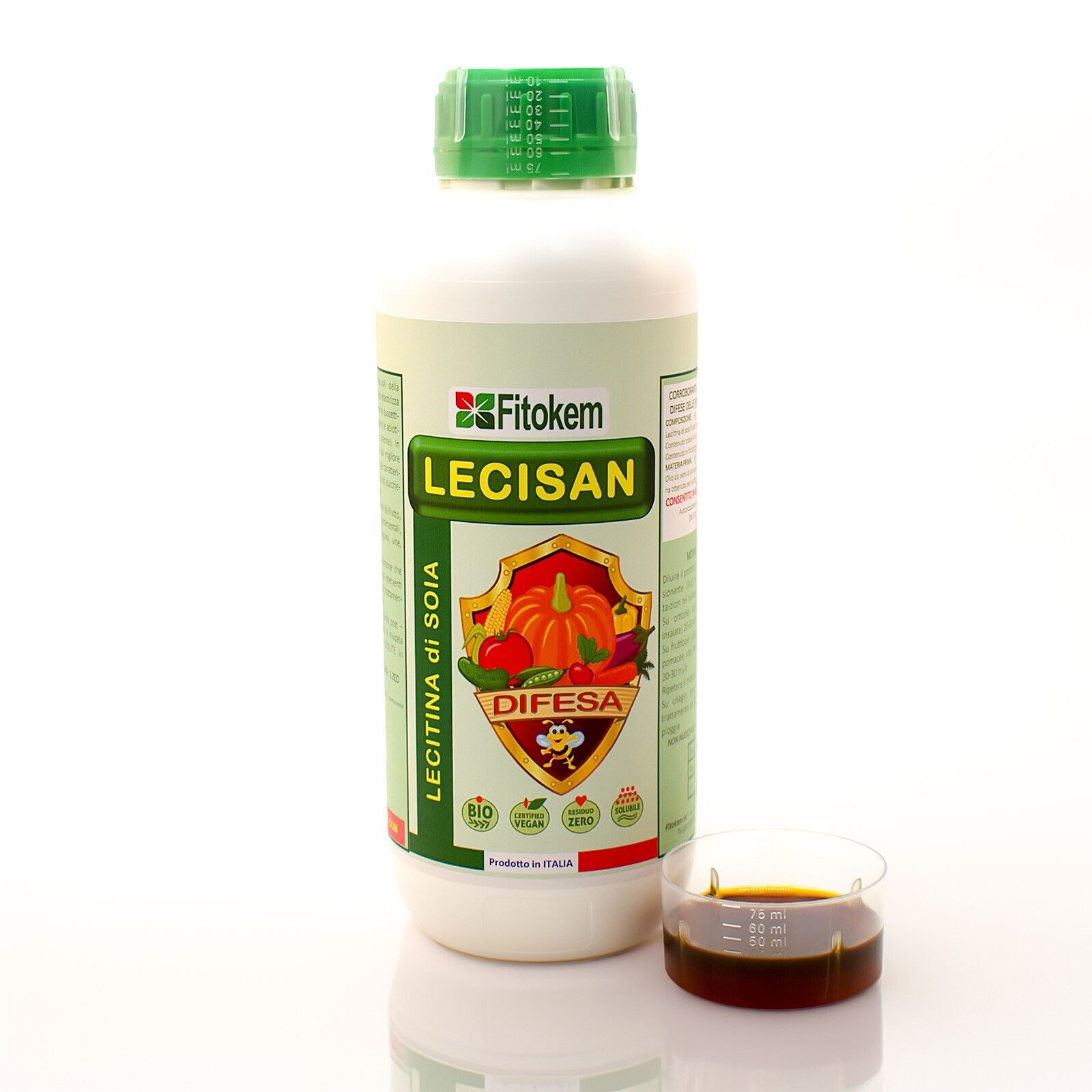 Fitokem-LECISAN corroborante 1 lt - potenziatore delle piante - lecitina di soia