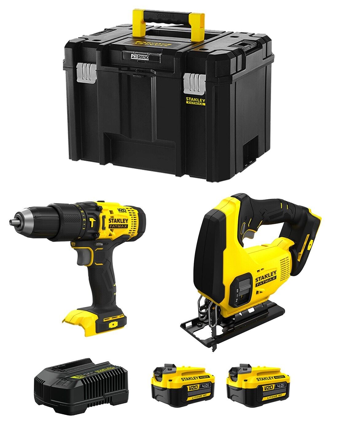 Stanley fatmax v20 stanley fatmax kit svk205 (sfmcd711 + sfmcs600 +.. 8435587919