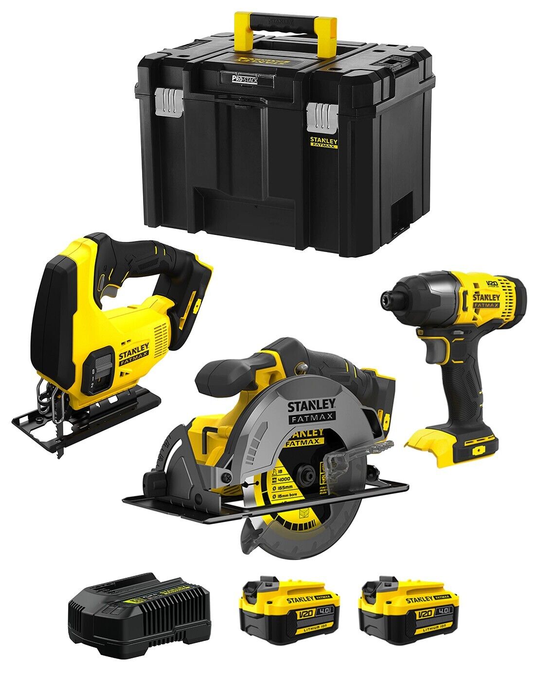 Stanley fatmax v20 stanley fatmax kit svk305 (sfmcs600 + sfmcs500 +.. 8435587919