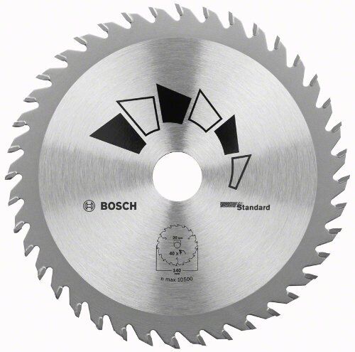 Bosch, Lama per sega circolare Basic, 140 x 2,2 x 20/12,7 mm, 40 denti - 2609...
