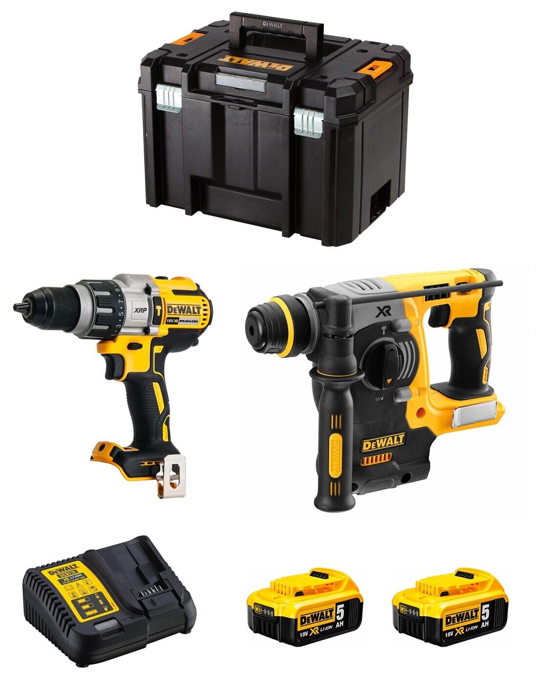 Dewalt  kit dwk223 (dcd996 + dch273 + 2 x 5,0 ah +.. 8435587916888