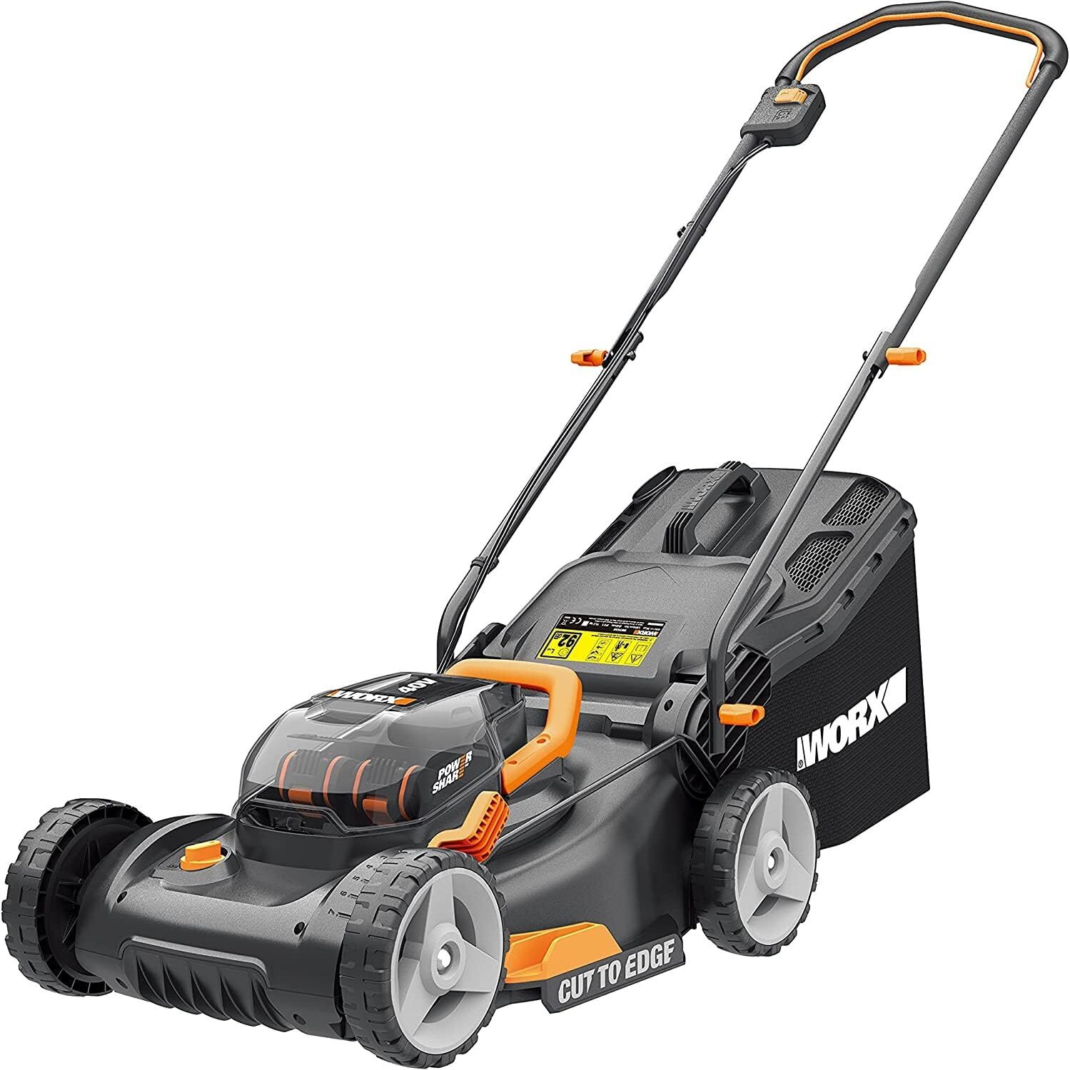 WORX WG743E tosaerba a batteria 40 V – tosaerba professionale con funzione di pa