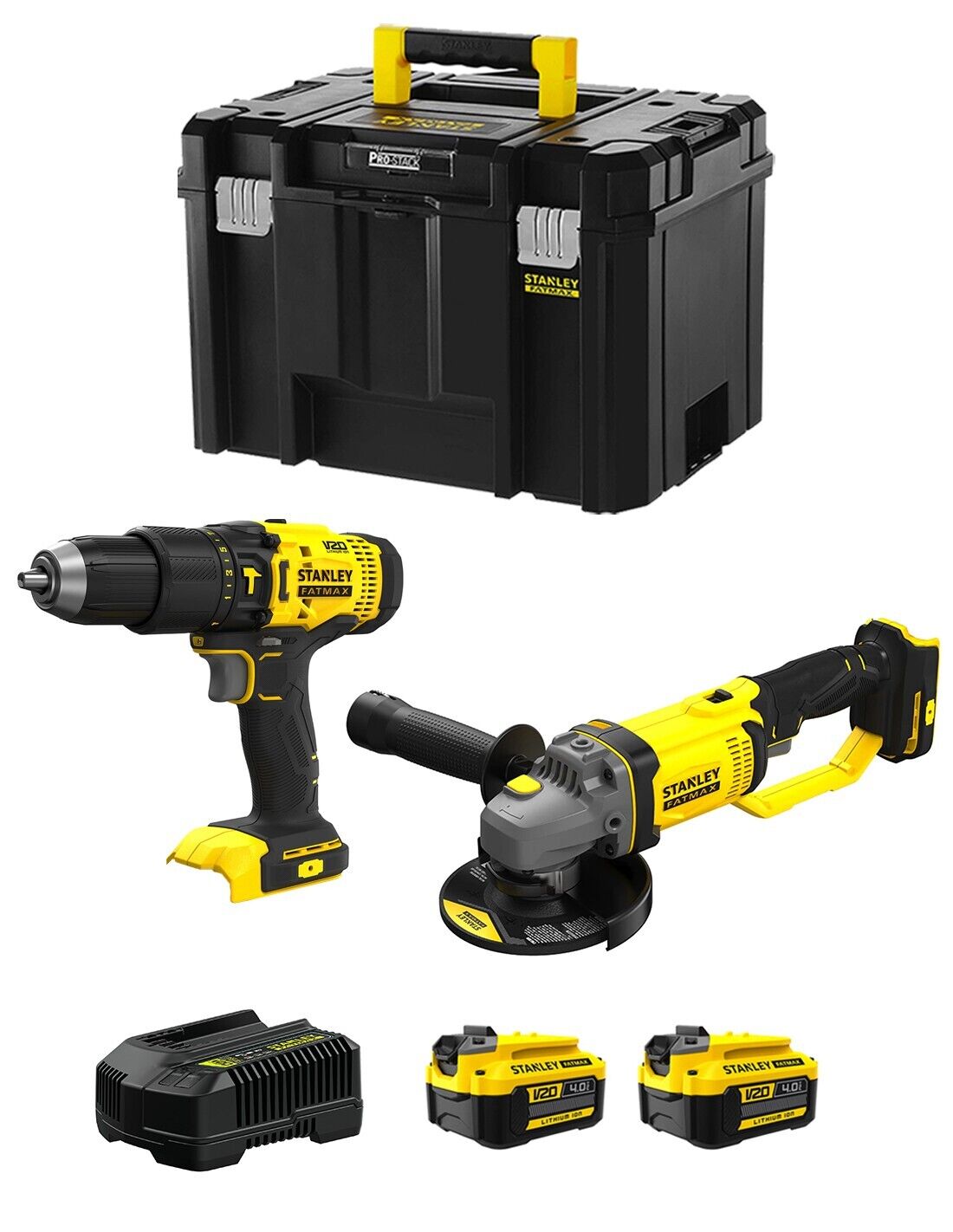 Stanley fatmax v20 stanley fatmax kit svk213 (sfmcd711 + sfmcg400 +.. 8435587919
