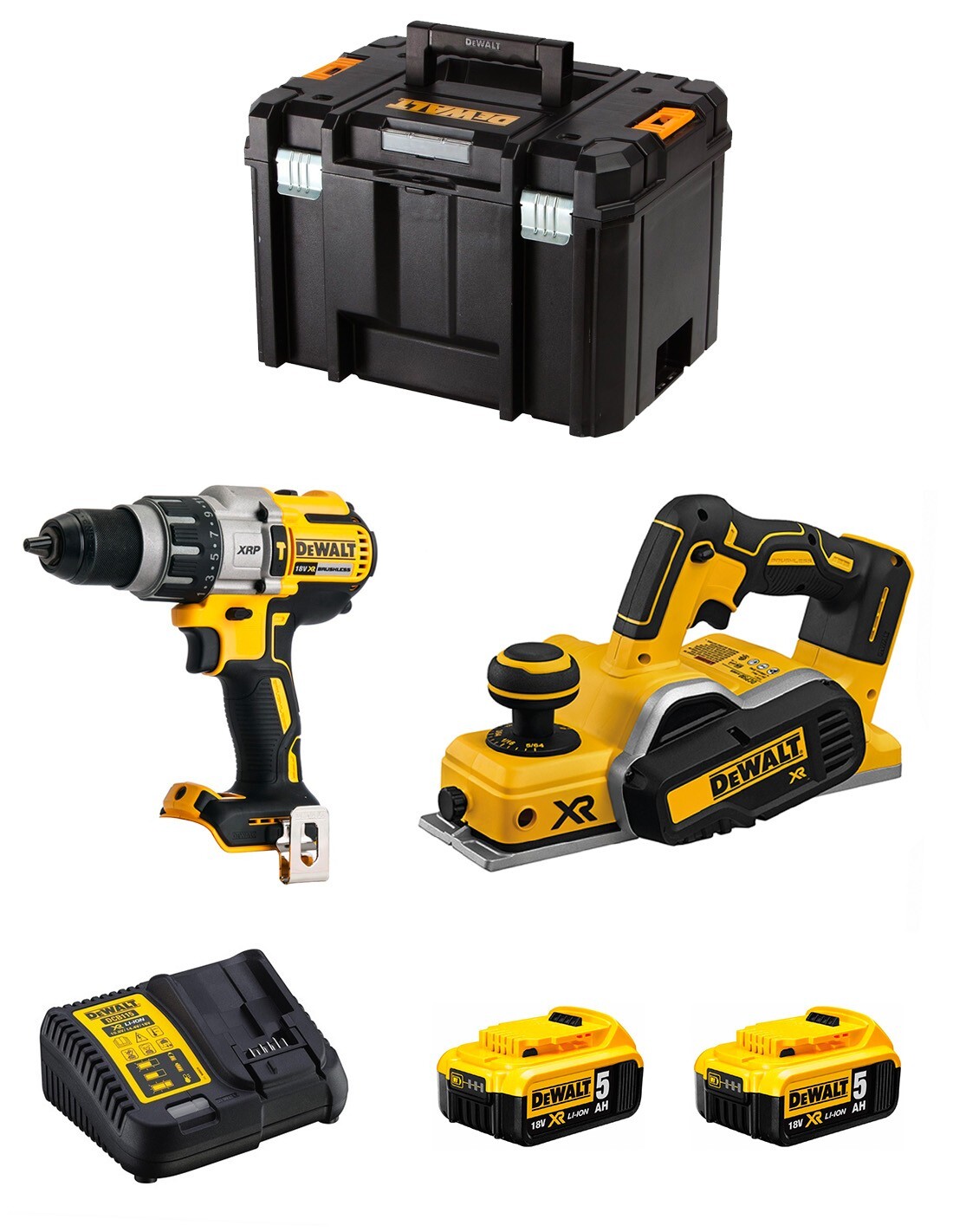 Dewalt  kit dwk220 (dcd996 + dcp580 + 2 x 5,0 ah +.. 8435587916857