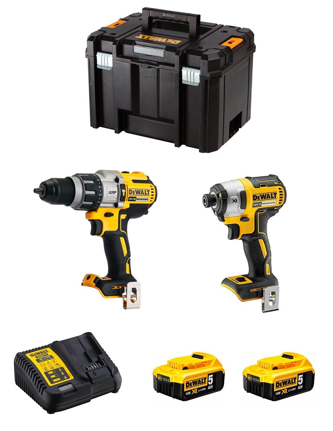 Dewalt  kit dwk224 (dcd996 + dcf887 + 2 x 5,0 ah +.. 8435587916895