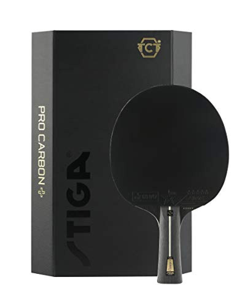 STIGA PRO Carbon +, Racchetta da Ping Pong, Red/Black - NUOVO