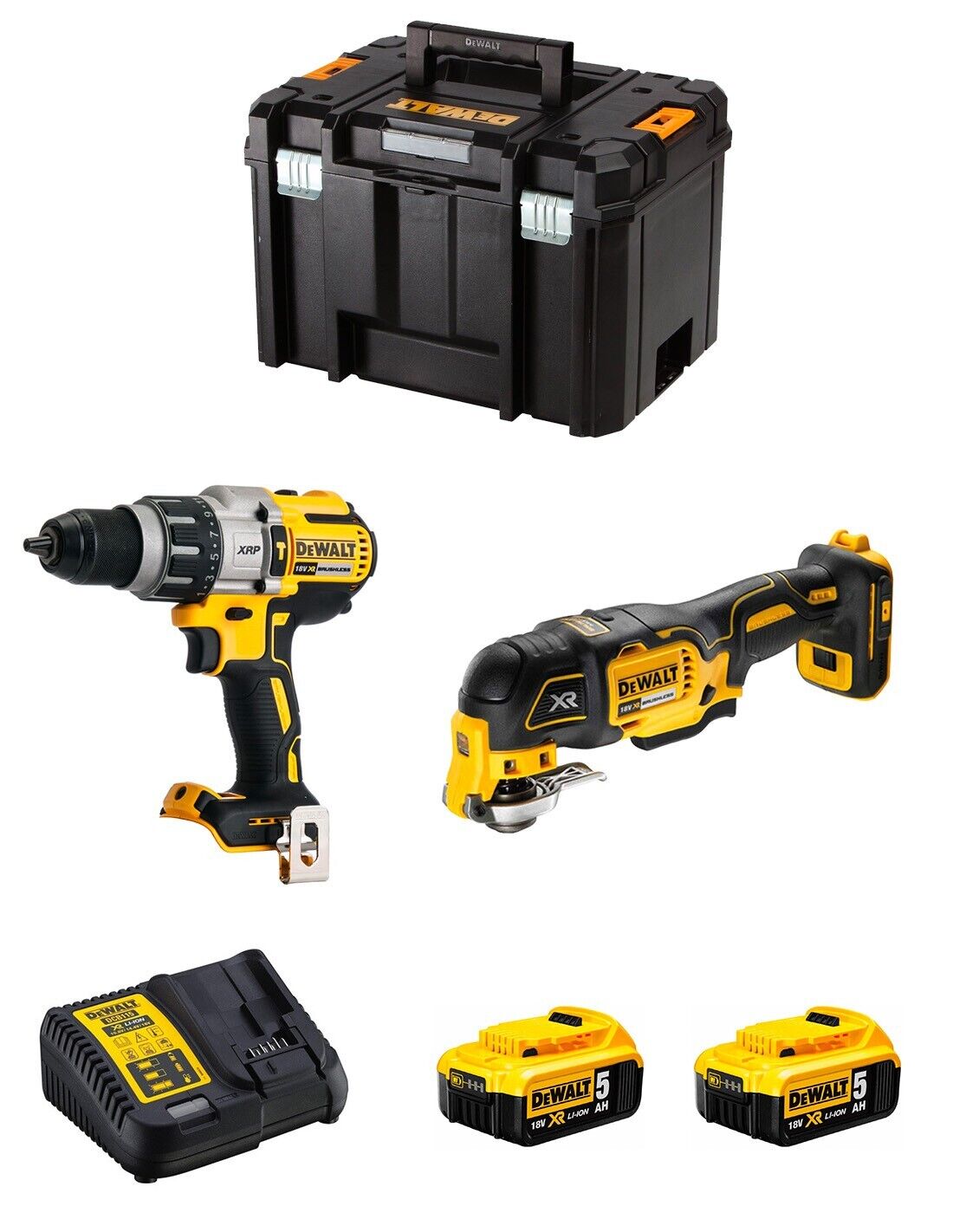 Dewalt  kit dwk219 (dcd996 + dcs355 + 2 x 5,0 ah +.. 8435587916840