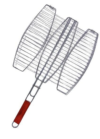 BBQ GRIGLIA PESCE 3 FENNER GRIGLIA BARBECUE 34387 PER PESCE 3 POSTI 38X37C