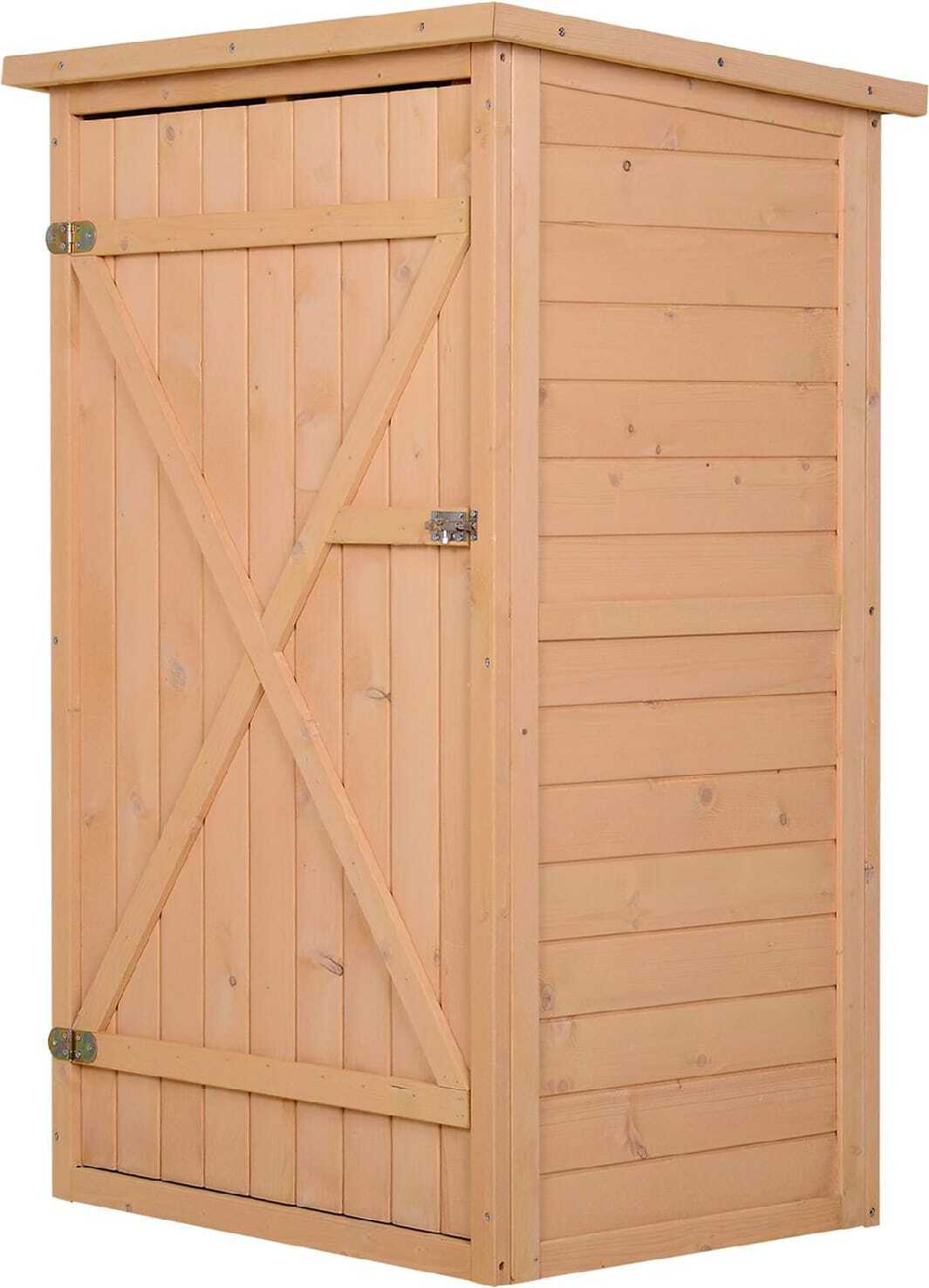 VivaGarden Capanno Attrezzi Esterno Legno Abete Impermeabile 75x56x115cm 845D5D
