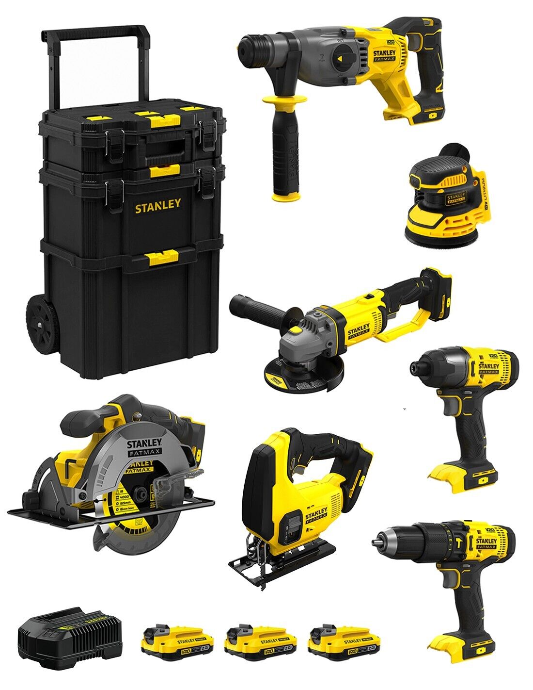 Stanley fatmax v20 stanley fatmax kit svk706 (sfmch900 + sfmcg400 +.. 8435587919